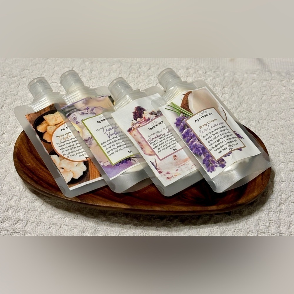 Set of 3 Hand Crafted Vegan Body Lotions in Perfect Travel Size- NEW PACKAGING - Picture 4 of 4